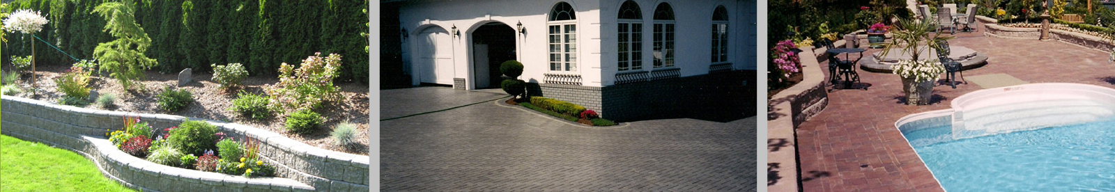 From natural or manufactured stone and brick driveways, patios, retaining walls, stairs to landscaping and water features, Walter's Landscaping Services can improve the look and value of your property.